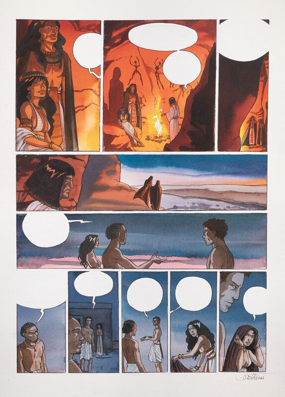 For sale - Isabelle Dethan, Sur les terres d'Horus - T2 p 21 - Comic Strip