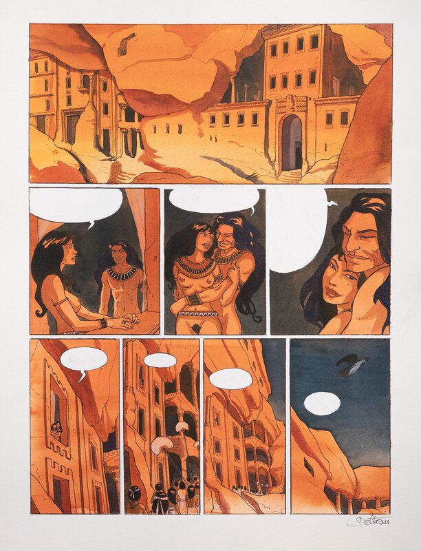 For sale - Isabelle Dethan, Nudité - Sur les terres d'Horus - T2 p 30 - Comic Strip