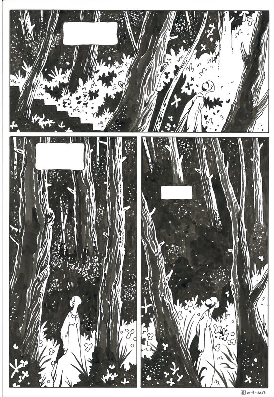 The Black Holes par Borja Gonzalez - Planche originale