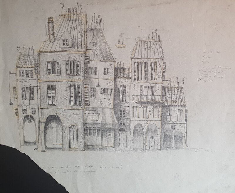 Houses by Marco Leoni - Illustration originale