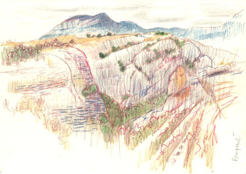 Jeff Pourquié - Illustration aux crayons de couleur - Illustration originale