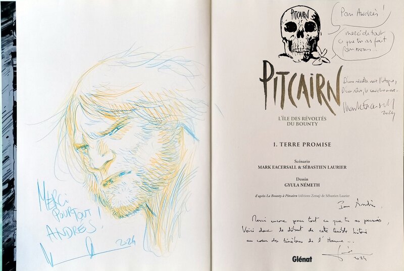 Gyula Nemeth, Mark Eacersall, Sébastien Laurier, Pitcairn - L'île des Révoltés du Bounty - Sketch