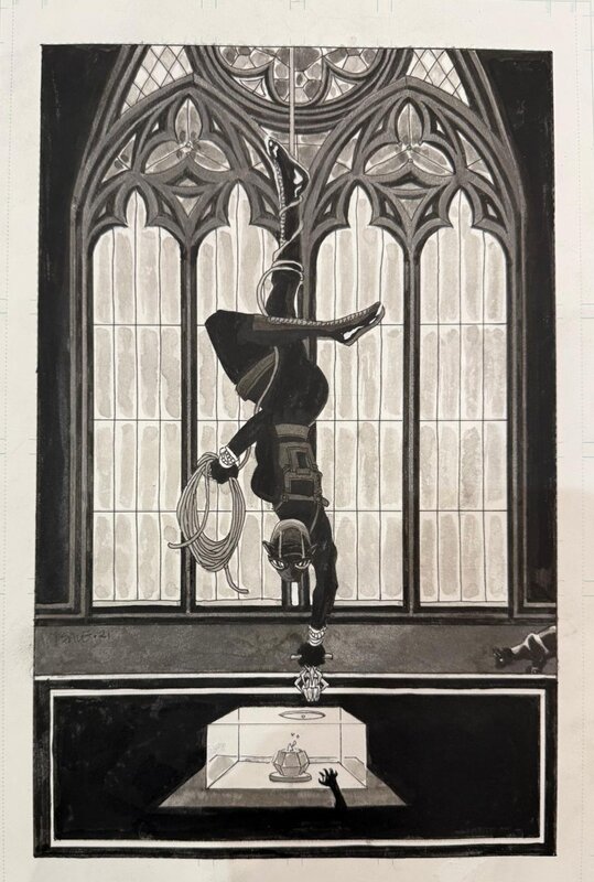 Tim Sale Catwoman - Original Illustration