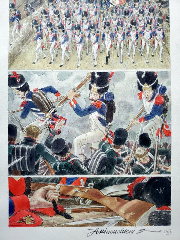 Andréi Arinouchkine, WATERLOO  T2  couleur directe - Comic Strip