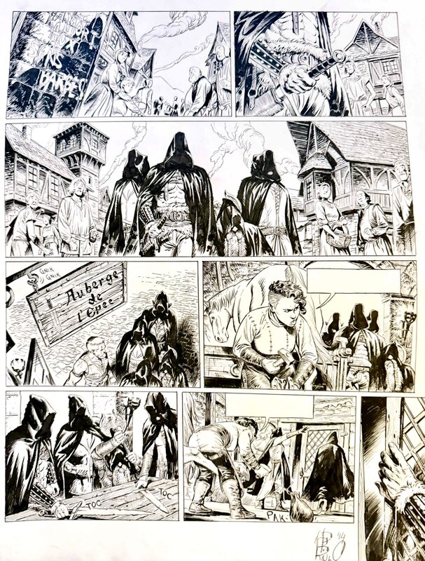 Pax Elfica par Pietrantonio Bruno - Planche originale