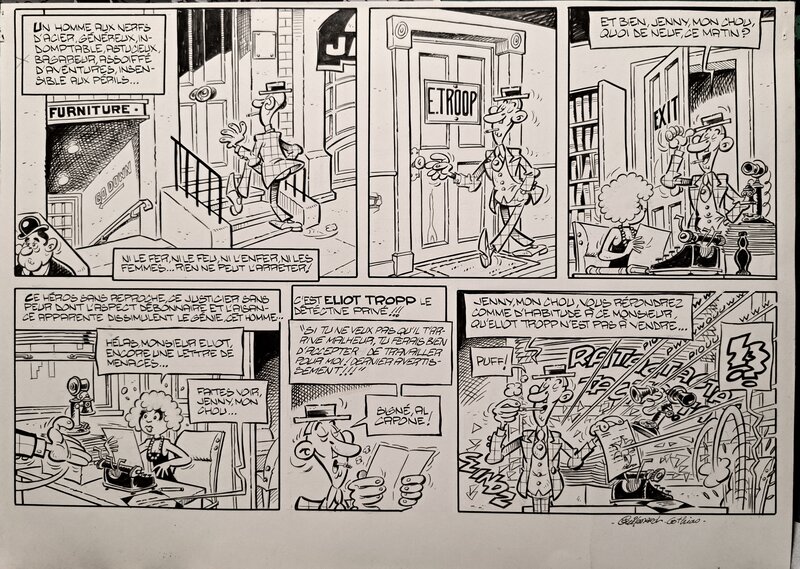 Eliot Tropp by Pierre Guilmard, Patrick Cothias - Comic Strip