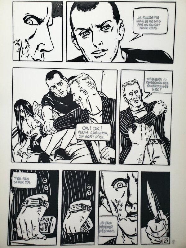 CARLOTTA par Alex Varenne - Planche originale