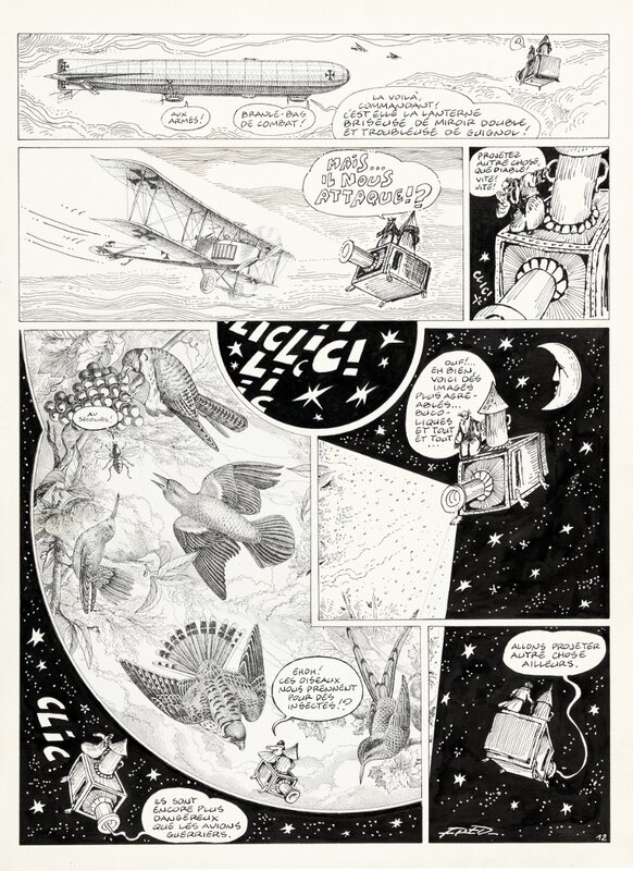 Fred, Les oiseaux devraient quelquefois porter des lunettes - Comic Strip