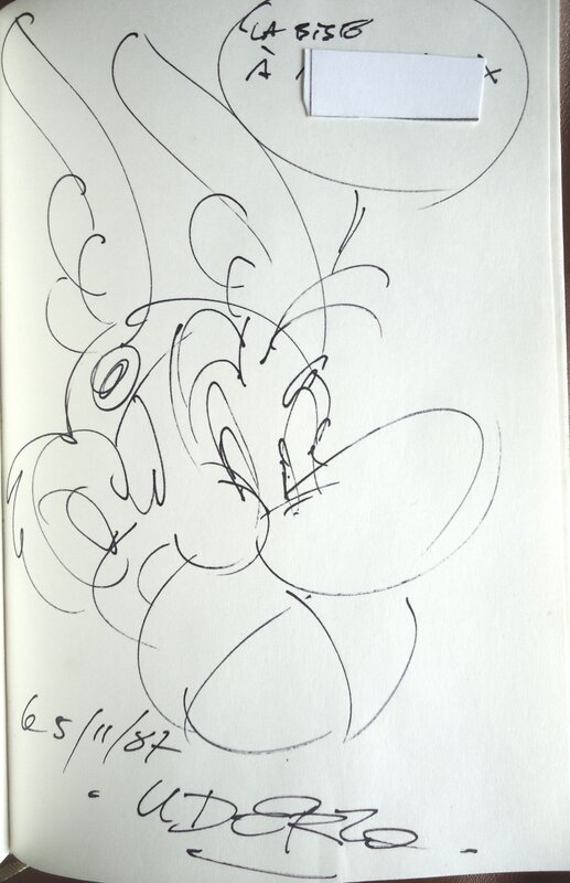 Livre d'or ( 15 ) par Albert Uderzo - Dédicace