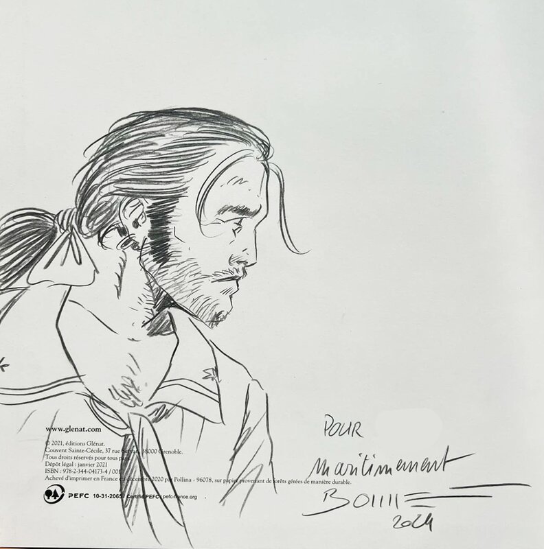 Franck Bonnet, Uss Constitution (tome 2) - Dédicace