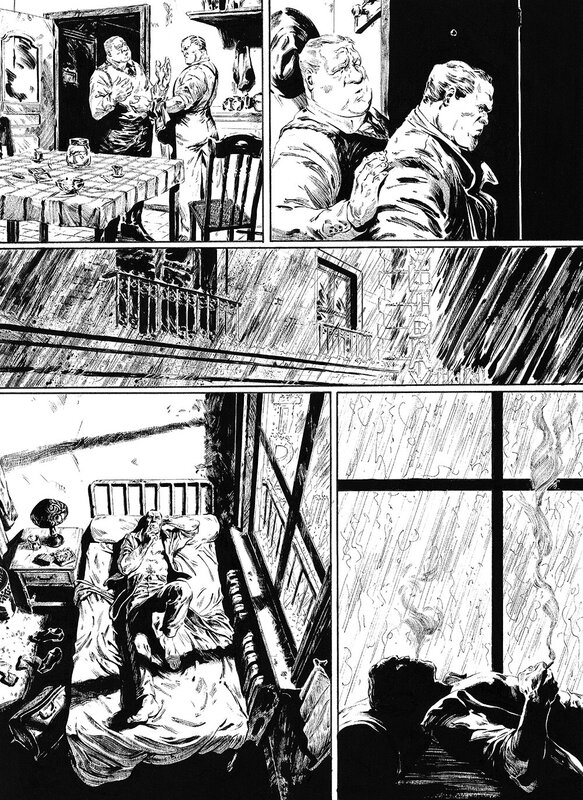 Mikaël Bourgouin, Planche 41 Blue Note - Planche originale
