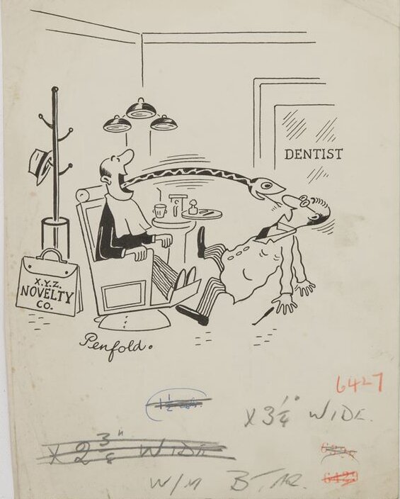Dentiste by Penfold - Original Illustration