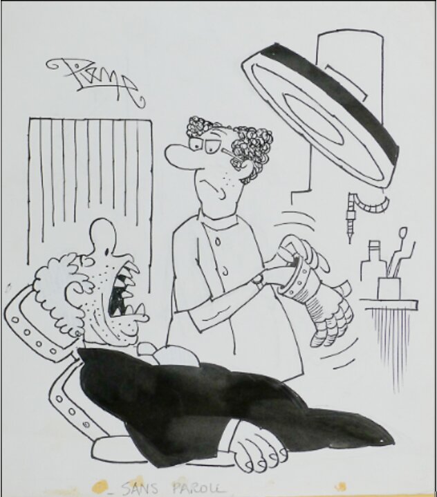 Dentiste par Pierre - Illustration originale
