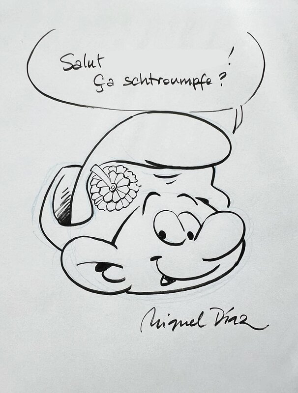 Miguel Díaz Vizoso, Les Schtroumpfs (tome 34) - Sketch