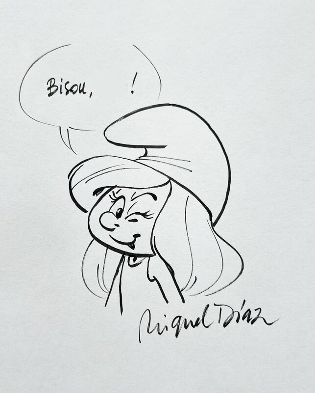 Miguel Díaz Vizoso, Les Schtroumpfs (tome 42) - Sketch