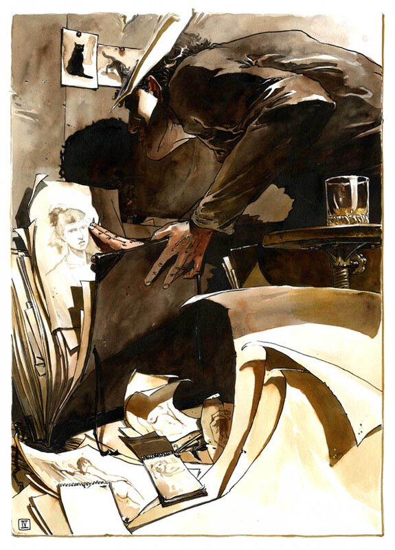 Sorel - La vie d'artiste pl 4 - Planche originale