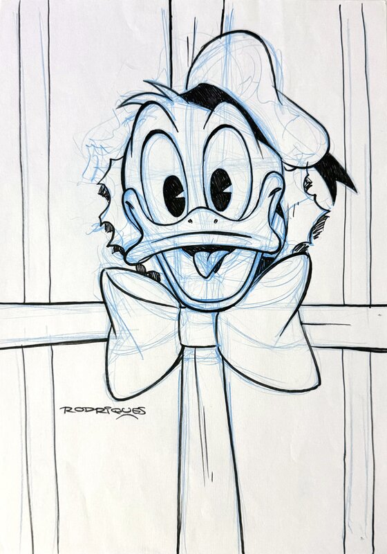 Paco Rodriguez Peinado, Couverture - 85e anniversaire de Donald - Original Cover