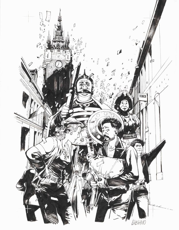 Couverture de roman by Hugues Labiano - Original Cover