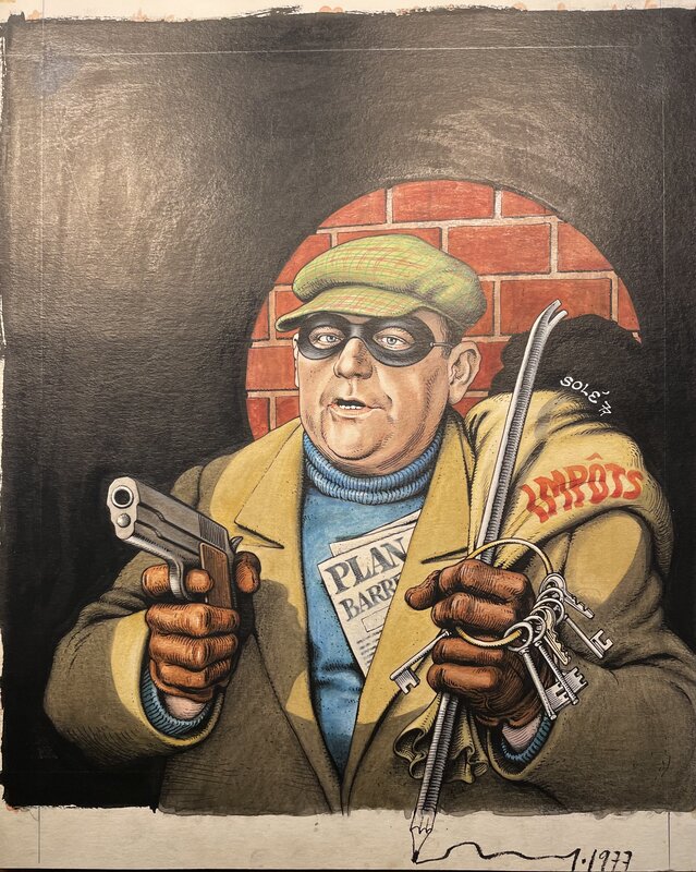 Vo IMPOTS by Jean Solé - Original Illustration