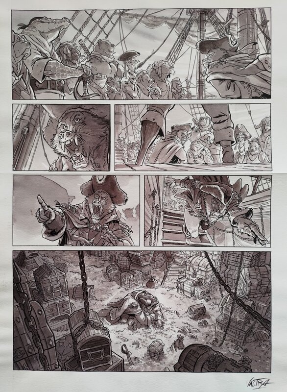 Sébastien Vastra, Planche originale Jim Hawkins - Planche originale