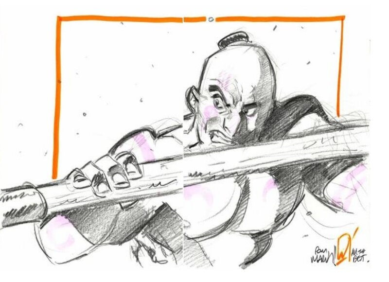 Queequeg by Pierre Alary - Sketch