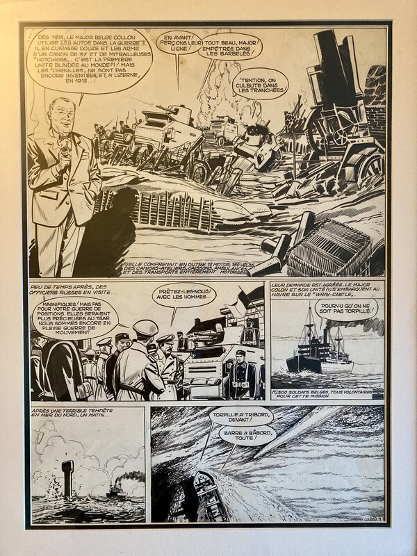 Eddy Paape, L'oncle Paul raconte - Les autocanons - Comic Strip