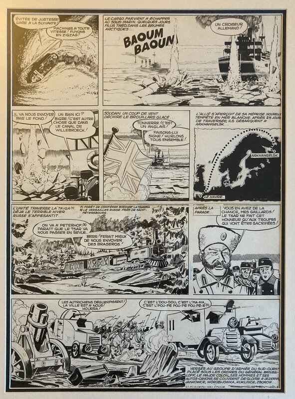 Eddy Paape, L'oncle Paul raconte - Les autocanons - Comic Strip