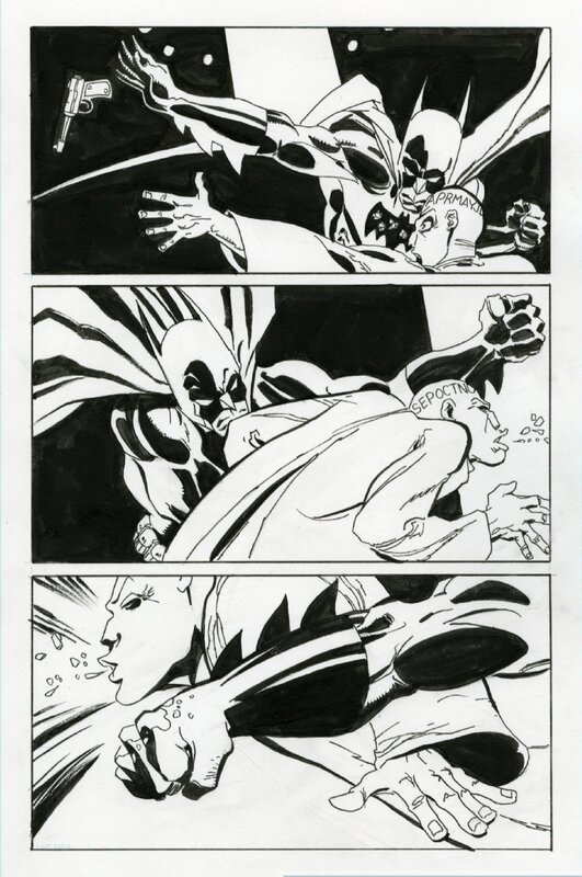 Tim Sale, Batman - Long Halloween special - Page 41 - Planche originale