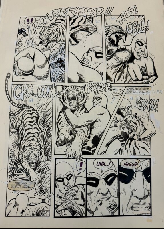 The Phantom par César Spadari - Planche originale