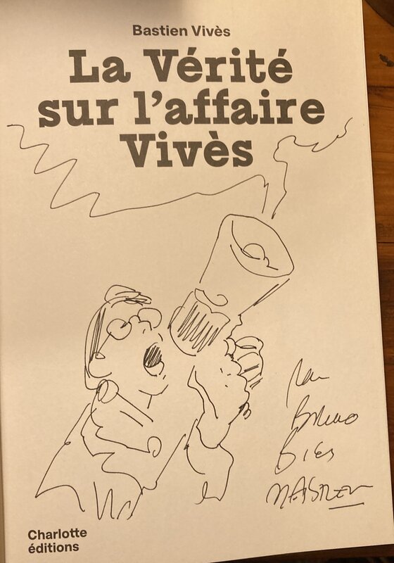 Bastien Vivès, Bastien au megaphone - Sketch