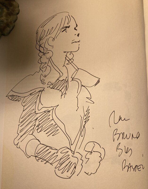 Elorna by Bastien Vivès - Sketch