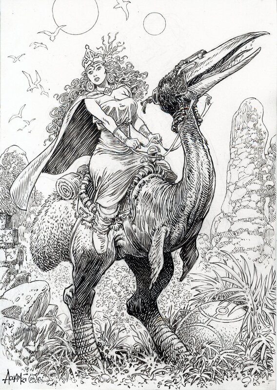 La quête Mara par Mohamed Aouamri - Illustration originale