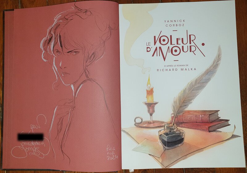 Le Voleur d'Amour par Yannick Corboz - Dédicace