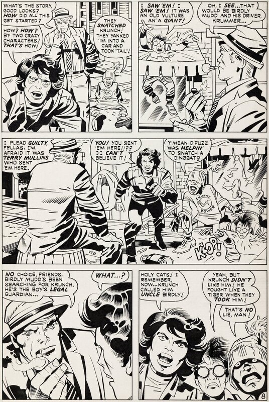 Jack Kirby, Dingbats of Danger Street - Planche originale
