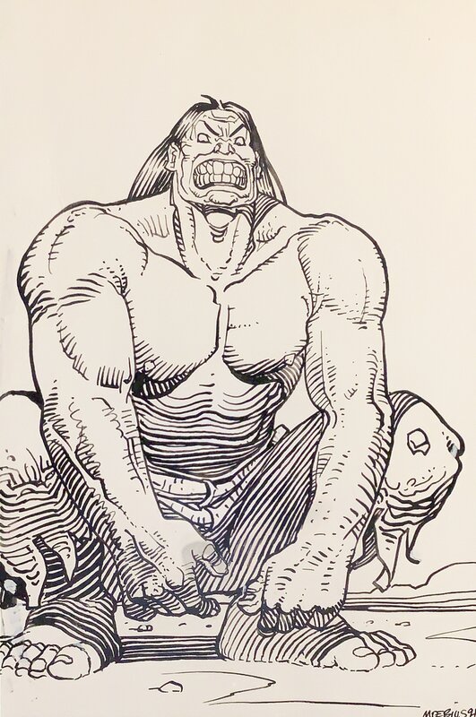 Hulk by Moebius - Comic Strip