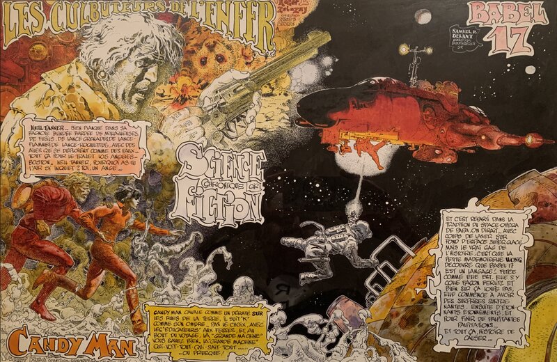 Moebius, Les Culbuteurs de l'enfer - Planche originale