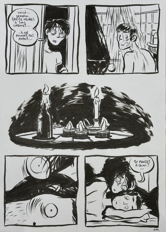 Frederik Peeters, Pilules bleues - Planche originale - Comic Strip