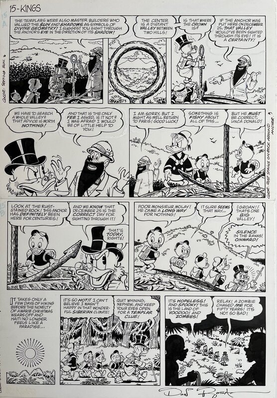 Don Rosa, Walt Disney's Uncle Scrooge #339 Story Page 15 Original Art - Comic Strip