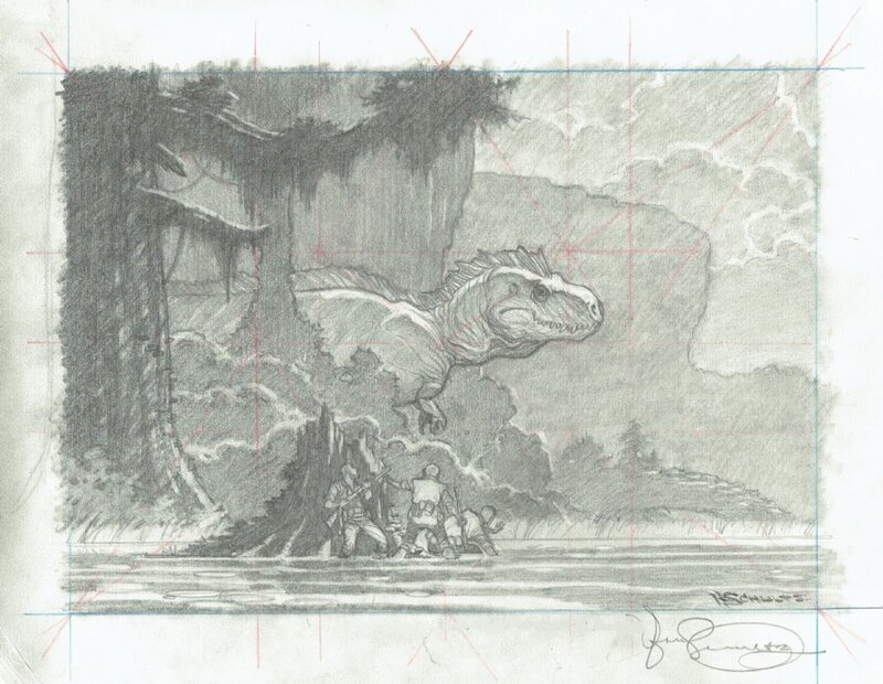 Mark Schultz, Storms at Sea Prelim - Illustration originale