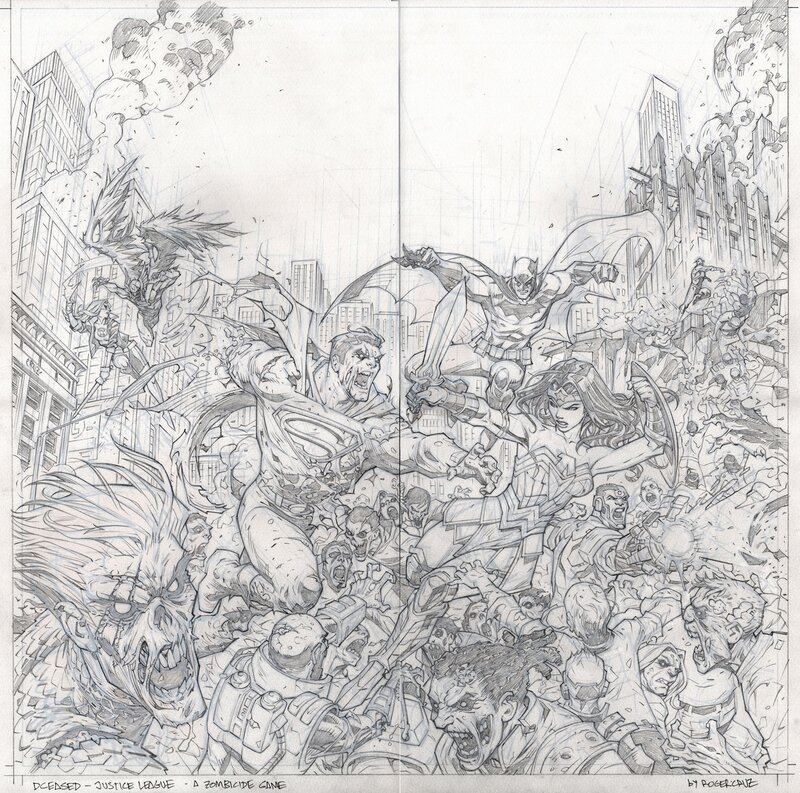Roger Cruz, DCeased - A Zombicide Game main cover - Couverture originale