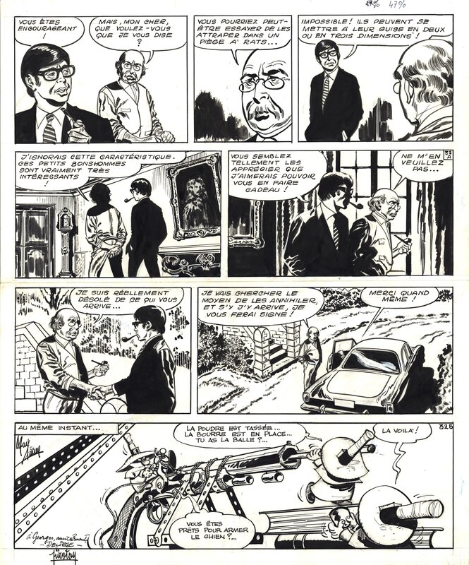 En vente - Arthur Piroton, Paul Deliège, Piroton et Deliège : Les Krostons tome 0 planche 32 - Planche originale