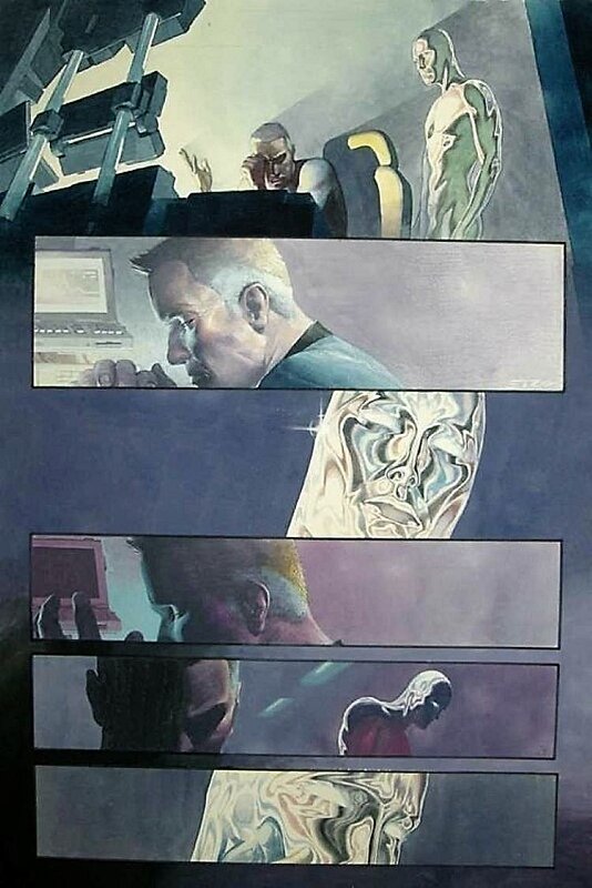 Esad Ribic, Joseph Michael Straczynski, Silver Surfer : Requiem - Planche originale