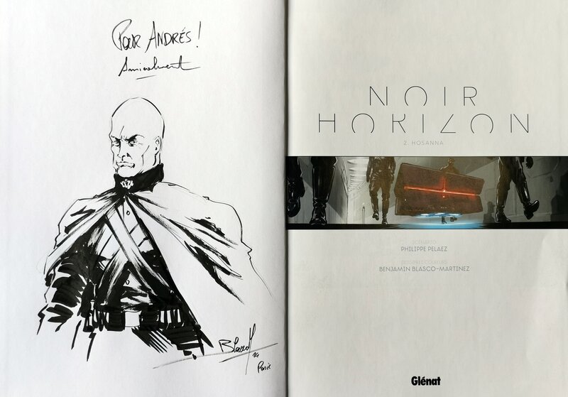 Benjamin Blasco-Martinez, Noir Horizon (tome 2) - Dédicace
