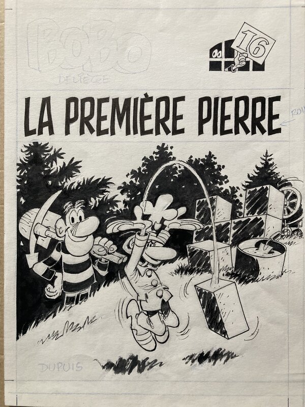 Paul Deliège, Bobo jette la premiere pierre - Couverture originale