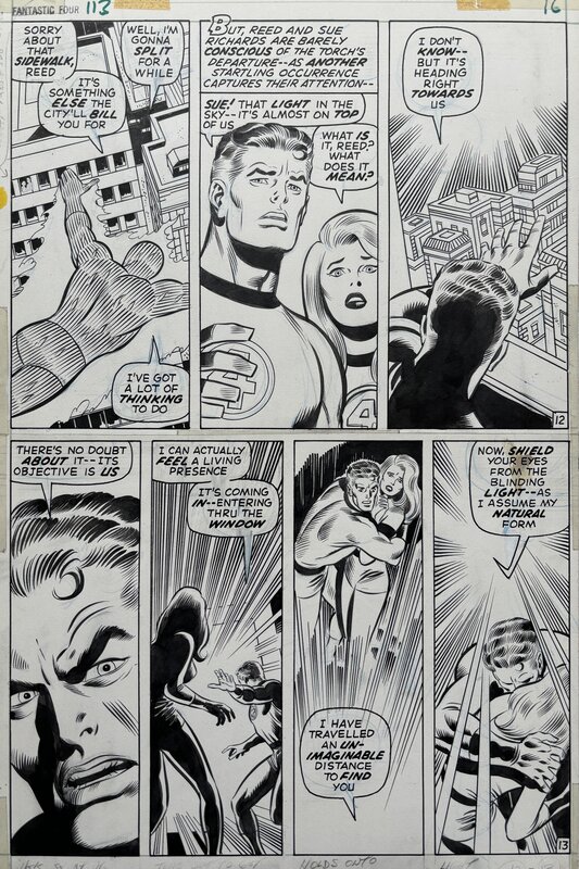 Fantastic Four #113 par John Buscema, Joe Sinnott, Stan Lee - Planche originale