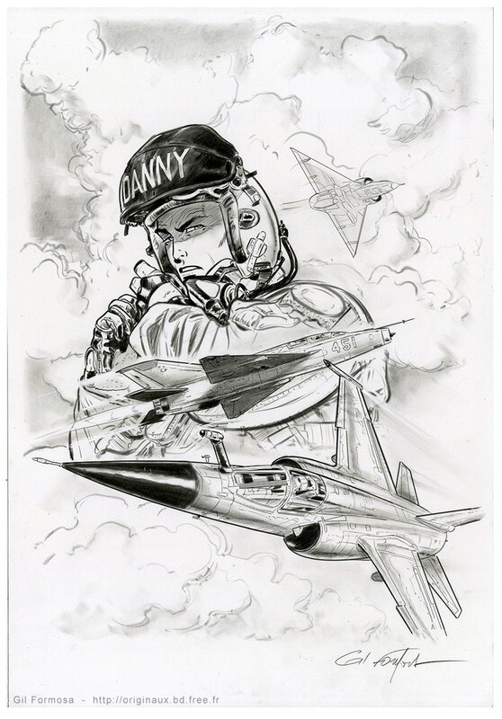 BUCK DANNY T 60 by Gil Formosa - Original art