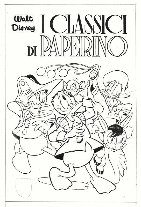 Giuseppe Perego, I Classici di Paperino - Couverture originale