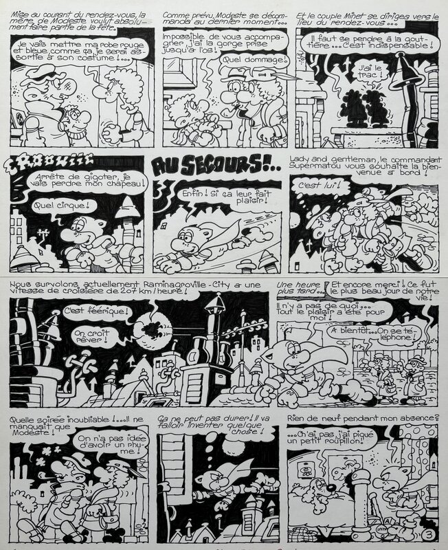 Supermatou by Jean-Claude Poirier - Comic Strip