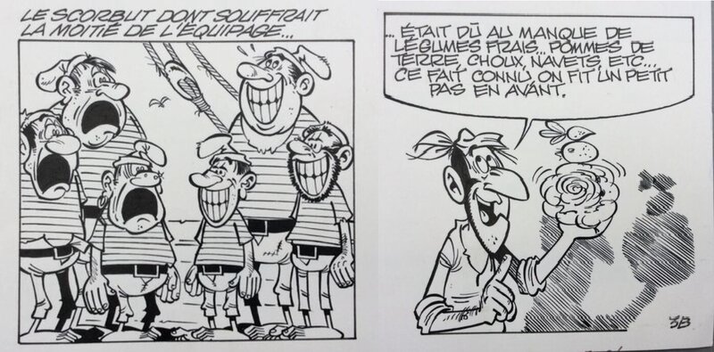 Marcel Remacle, Le scorbut (Dentiste) - Planche originale