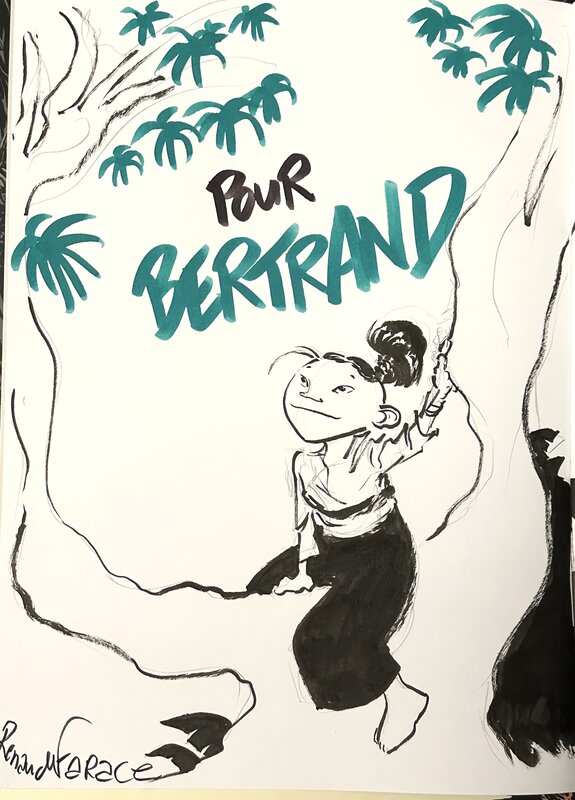 Renaud FARACE : dedicace dans l’album la querelle des arbres - Dédicace